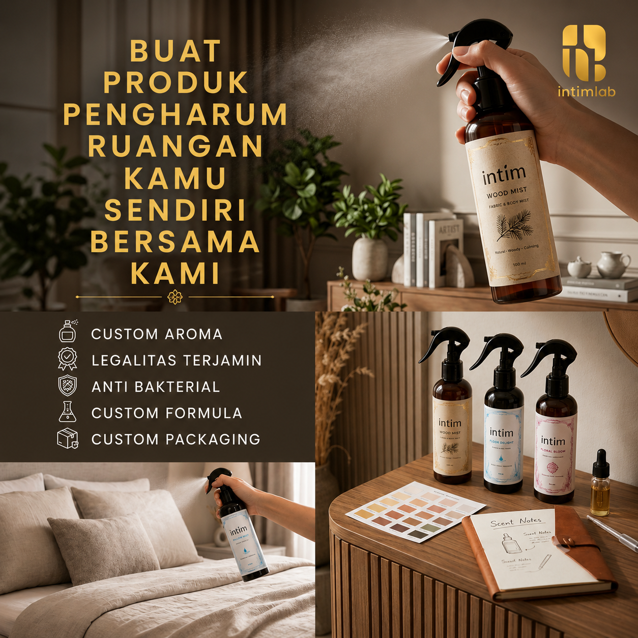 Mau Punya Brand Pengharum Ruangan Sendiri ?